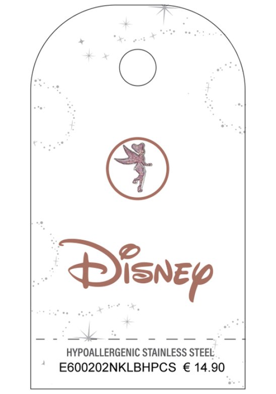 DISNEY ORECCHINO TRILLI ROSA