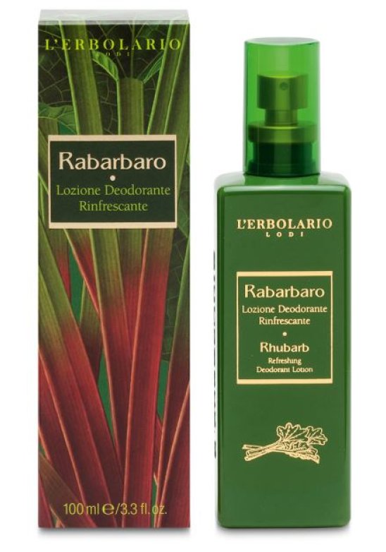 RABARBARO LOZIONE DEODORANTE rinfrescante