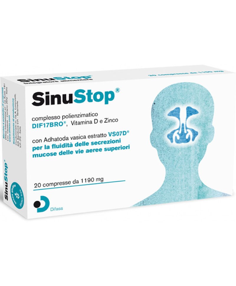 SINUSTOP 20 Compresse 1190 MG