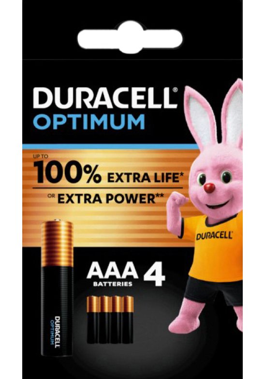 DURACELL OPTIMUM AAA B4 4PZ