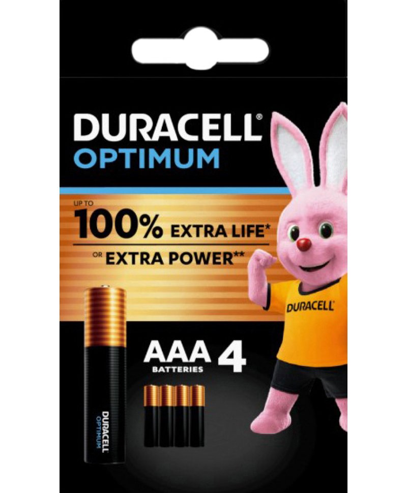 DURACELL OPTIMUM AAA B4 4PZ