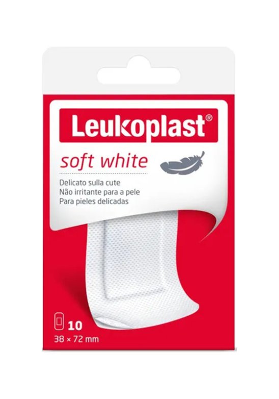 LEUKOPLAST SOFT WHITE72X38 10P