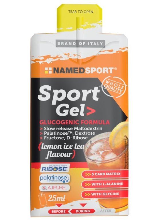 SPORT GEL LEMON ICE TEA 25ML