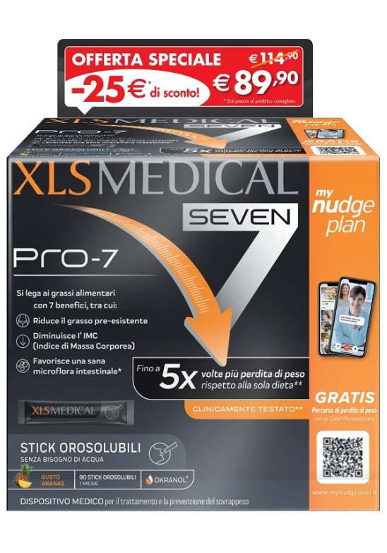 XLS MEDICAL PRO-7 90 STICK con Okranol per il controllo del peso