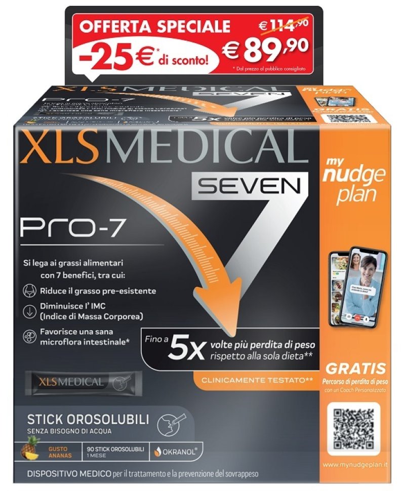 XLS MEDICAL PRO-7 90 STICK con Okranol per il controllo del peso