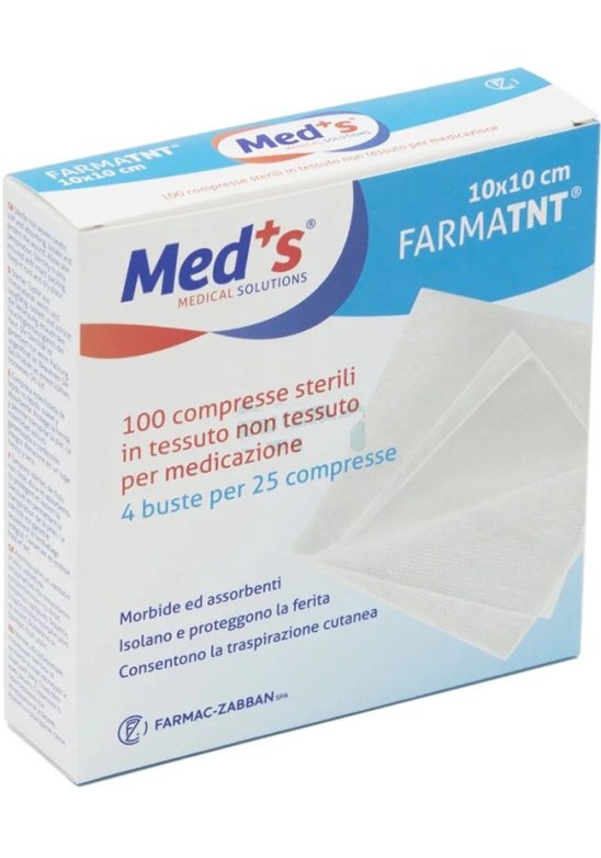 GARZA MEDS TNT 10X10CM 100PZ