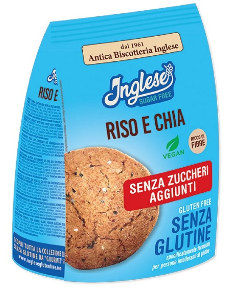 INGLESE BISCOTTI RISO CHIA S/Z