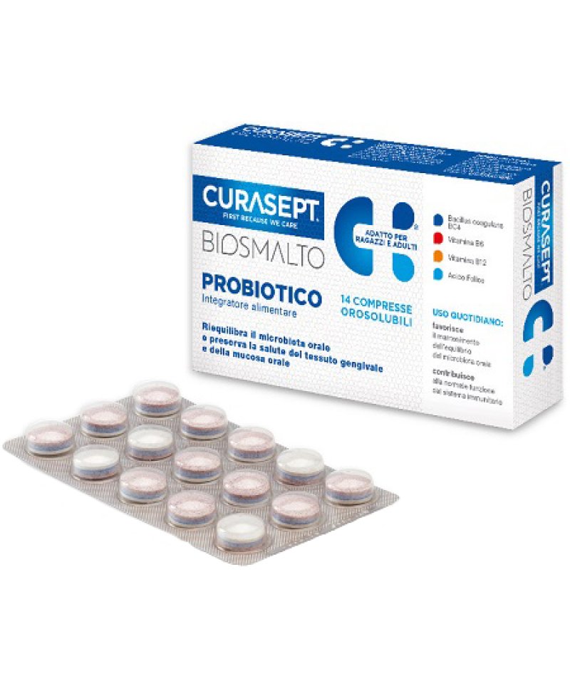 CURASEPT BIOSMALTO PROBIO14 Compresse