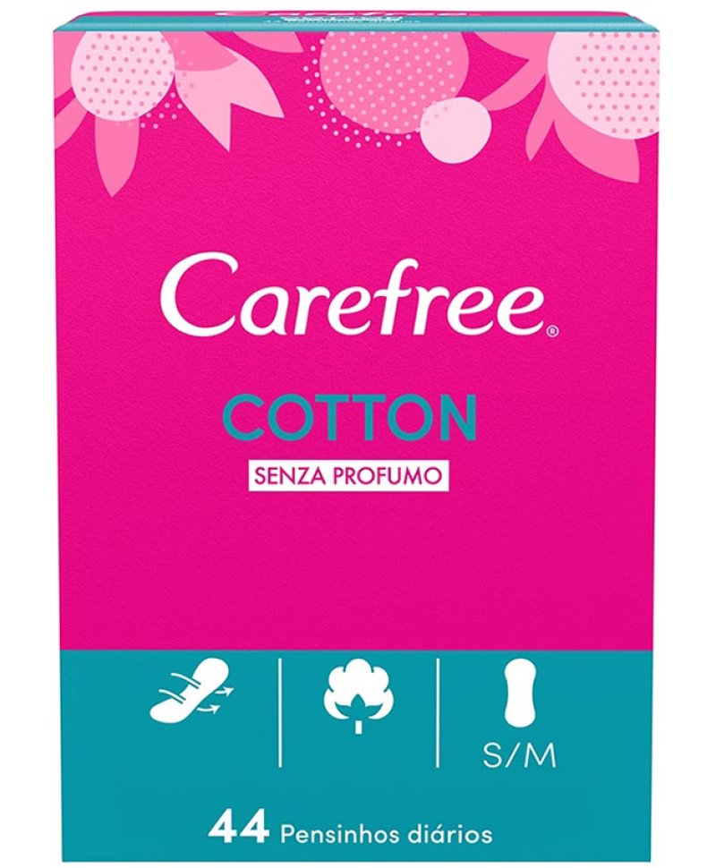 CAREFREE COTTON SALVASLIP 44PZ