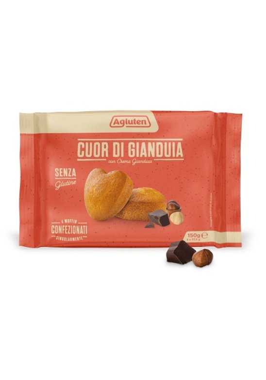 AGLUTEN CUOR DI GIANDUIA 150G