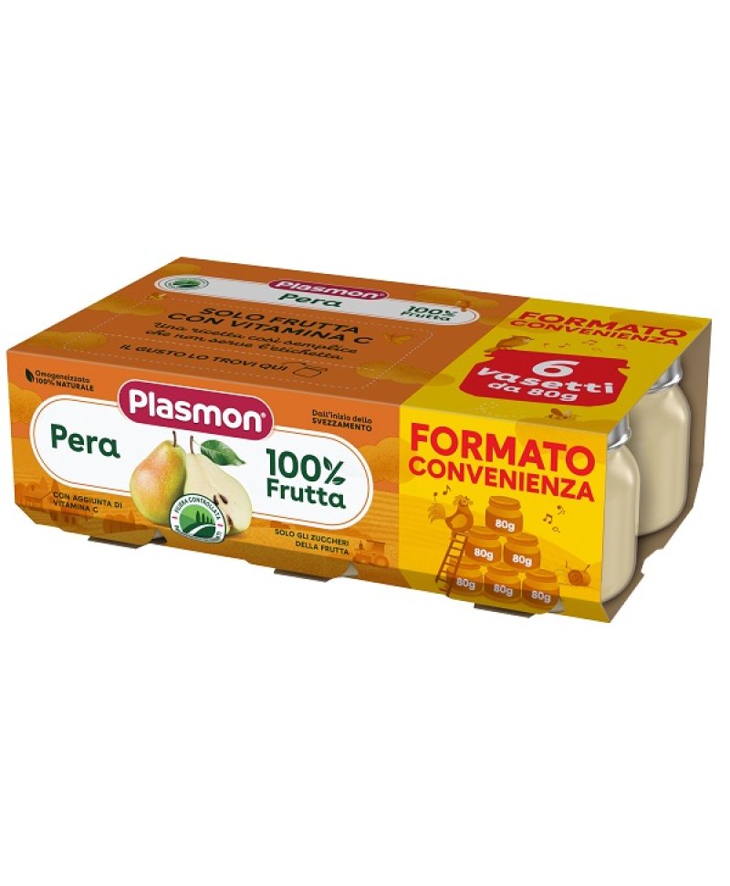 PLASMON OMOG PERA 6X80GR