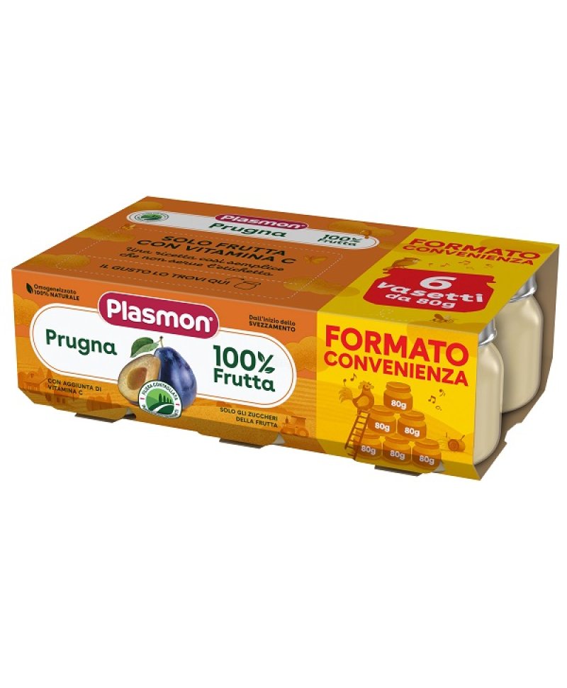 PLASMON OMOG PRUGNA 6X80G