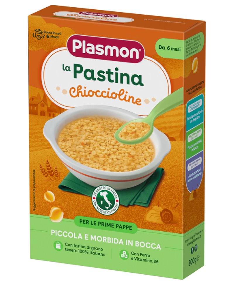 PLASMON PASTA CHIOCCIOLINE 300GR