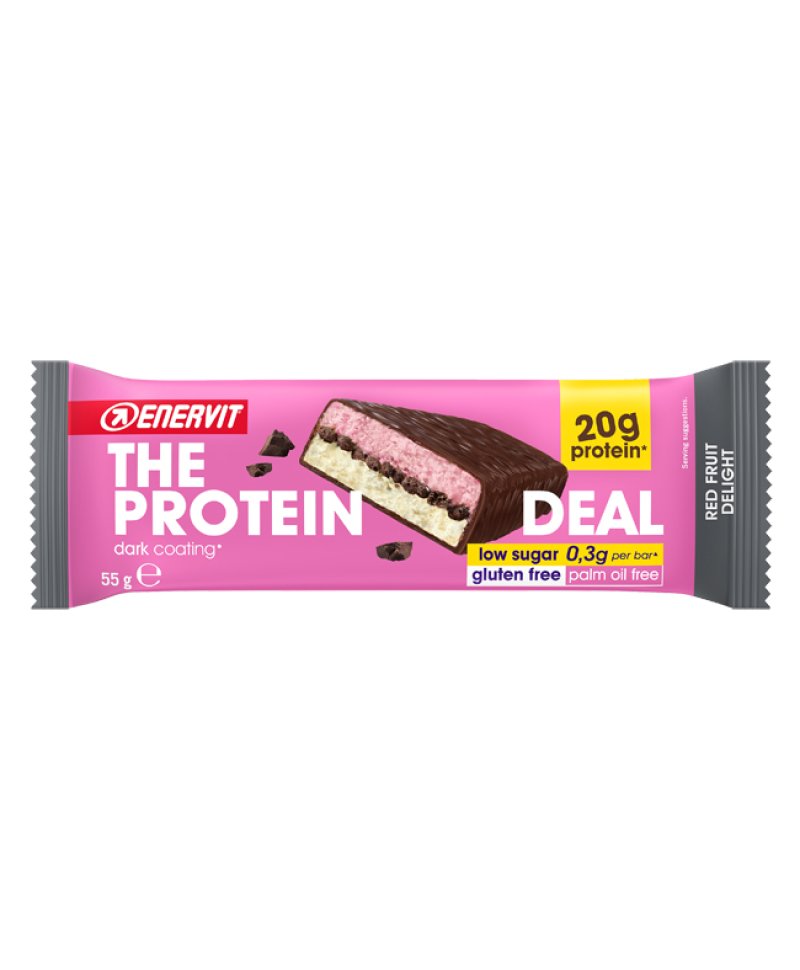 ENERVIT PROT DEAL BAR 55G RED