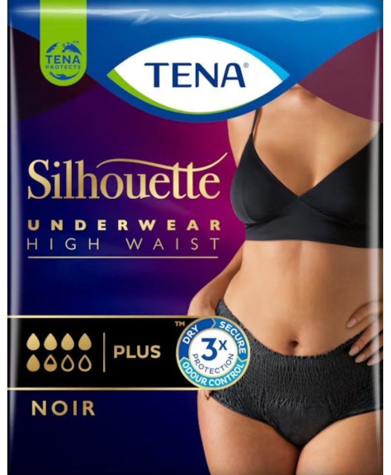 TENA SILHOUETTE NOIR M V/A 9PZ