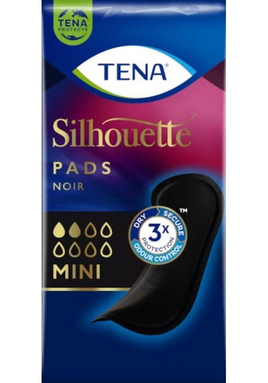 TENA SILHOUETTE NOIR MINI 18PZ