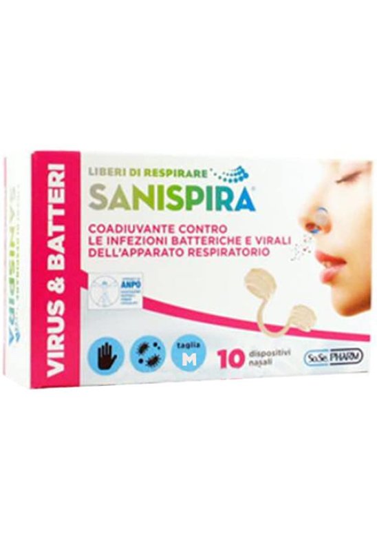 SANISPIRA VIRUS & BATTERI M 10