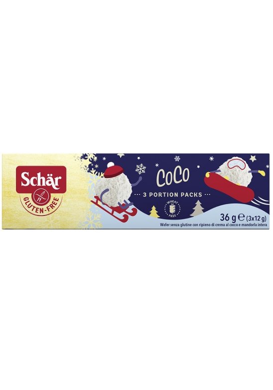 SCHAR-COCO 36GR XMAS WAFER