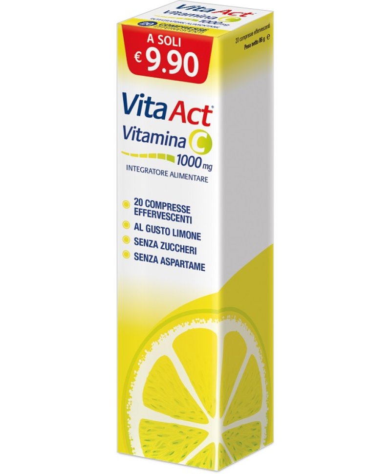 VITAMINA C ACT 1000 20CPR EFF