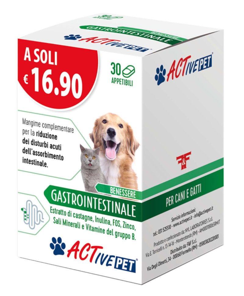 ACTIVE PET GASTROINTEST 30CPR ACTIVE PET GASTROINTEST 30CPR