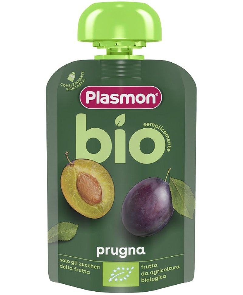 PLASMON BIO PRUGNA POUCHES100G