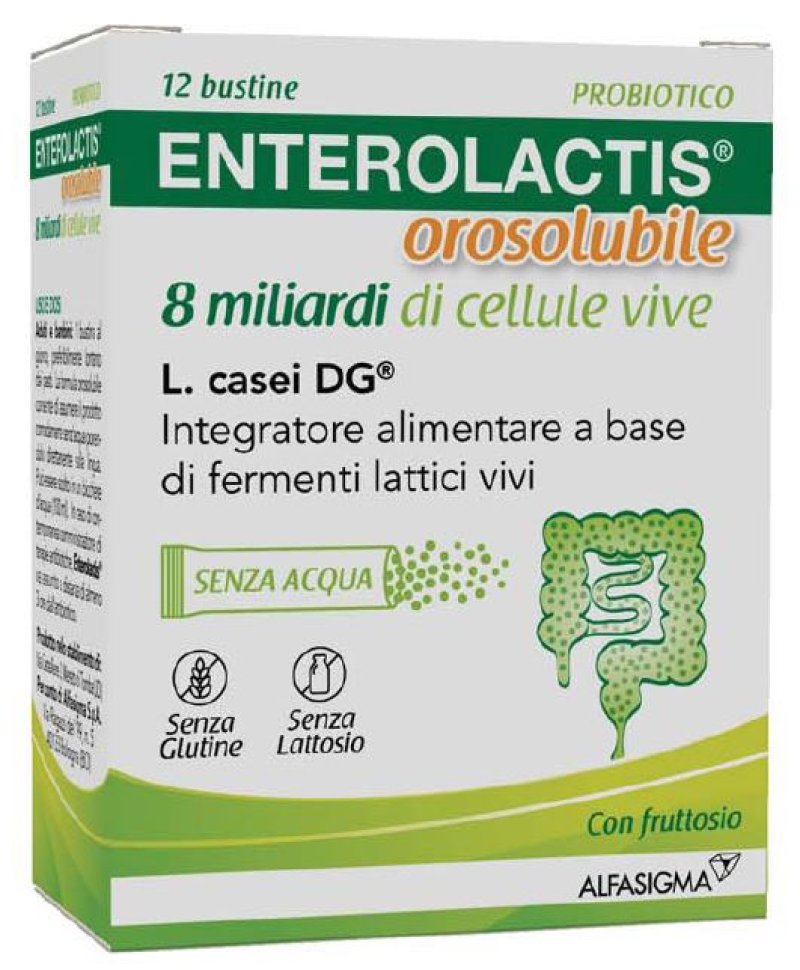 ENTEROLACTIS OROSOLUBILE 12BUS