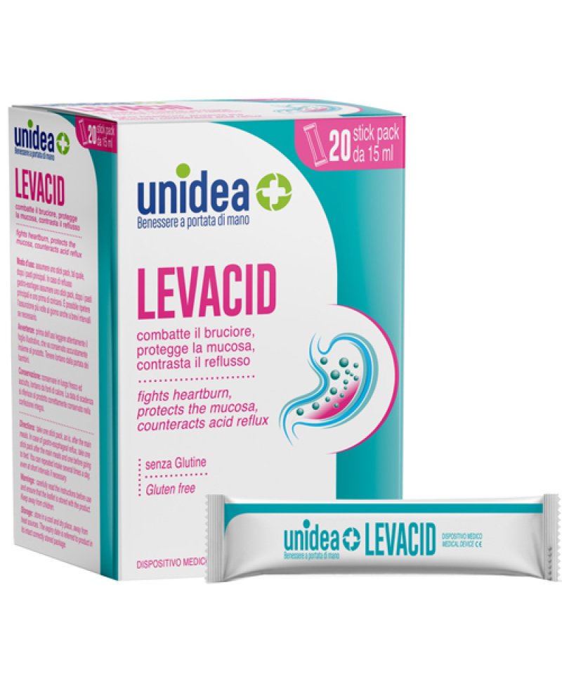 UNIDEA LEVACID 20 STICK DA 15ML
