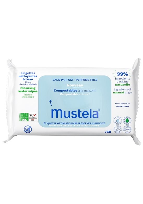 MUSTELA SALVIETTE ACQUA S/PROF