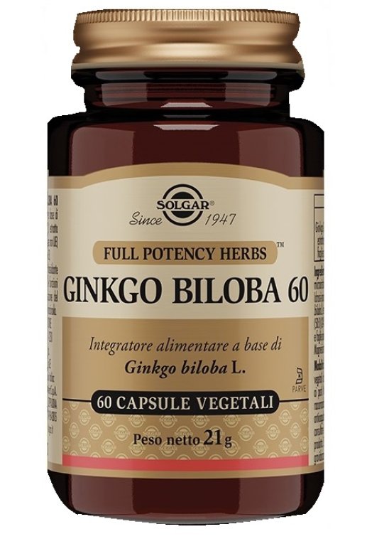 SOLGAR GINKGO BILOBA 60 60VEGI C