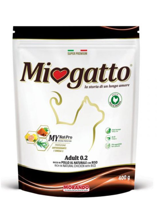 MIOGATTO STERIL POL/NAT 400G