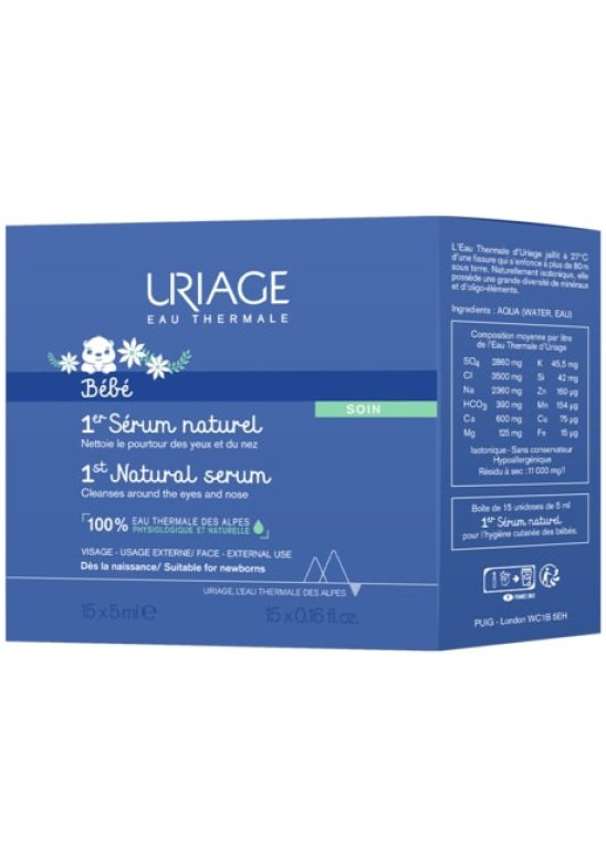 URIAGE BEBE SIERO FISIOL 15X5ML(