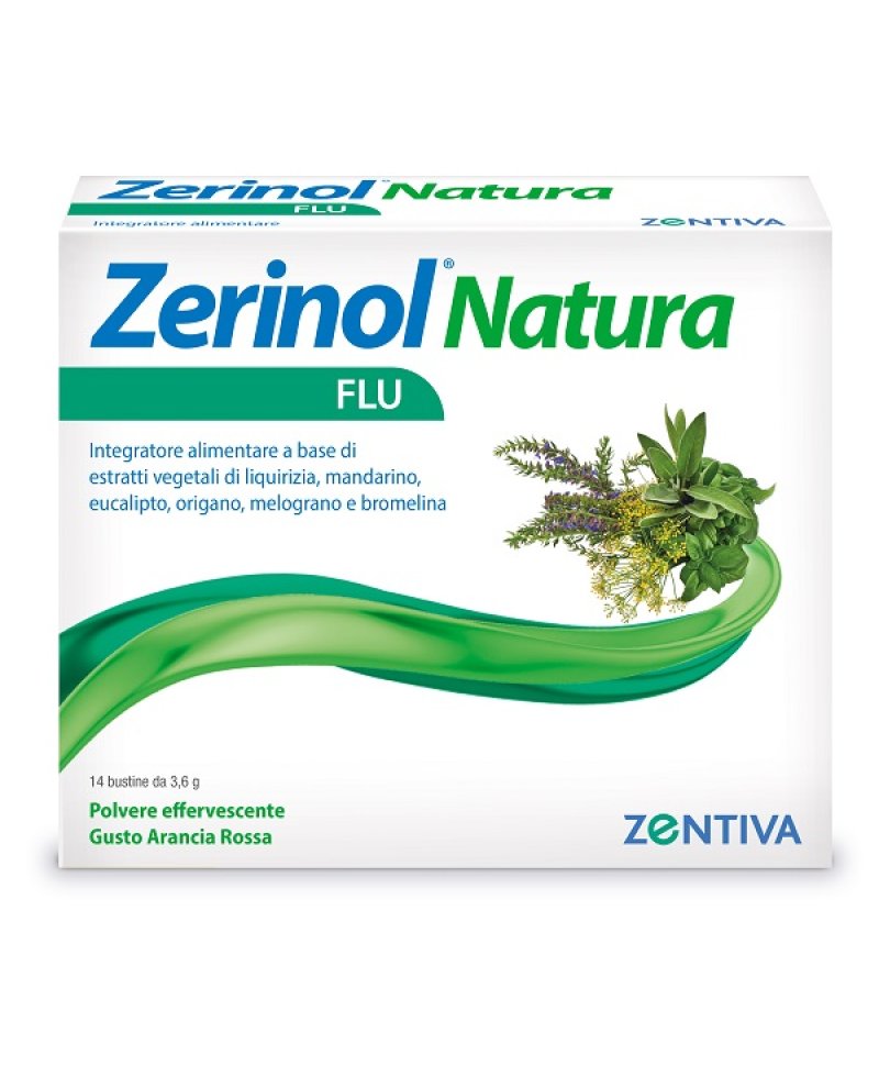 ZERINOL NATURA FLU 14BST EFFERV.