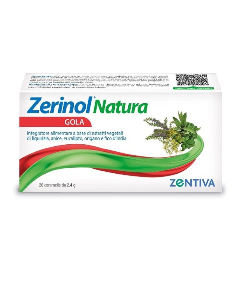 ZERINOL NATURA GOLA 20 CARAM BAL