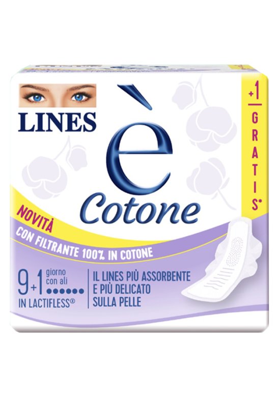 LINES E' COTONE ALI 9+1PZ