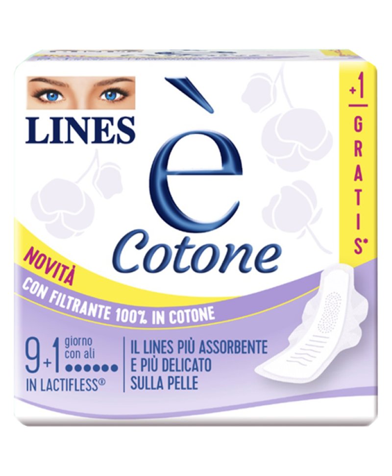 LINES E' COTONE ALI 9+1PZ