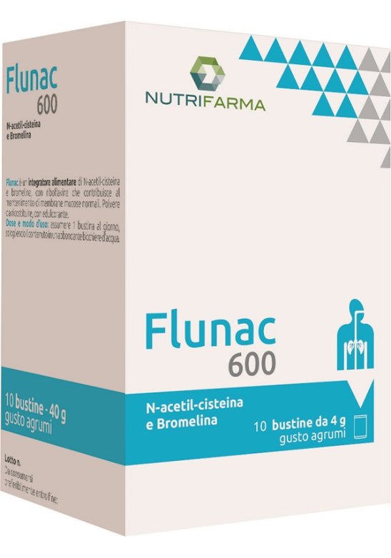 FLUNAC 600 10 BUSTINE decongestionante