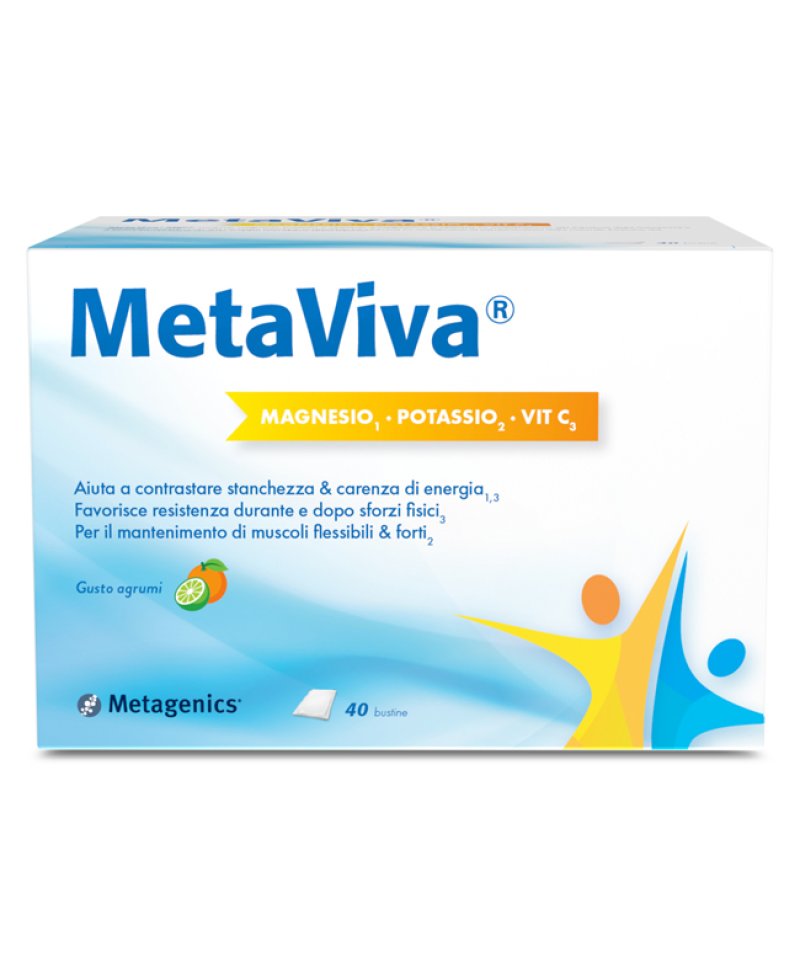 METAVIVA MG K VIT C 40BST