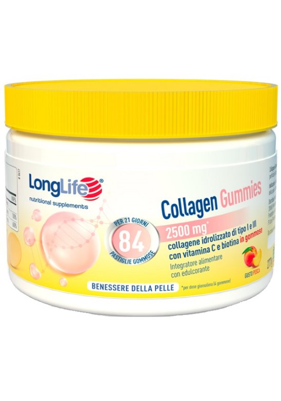 LONGLIFE COLLAGEN GUMMIES 84GOMM