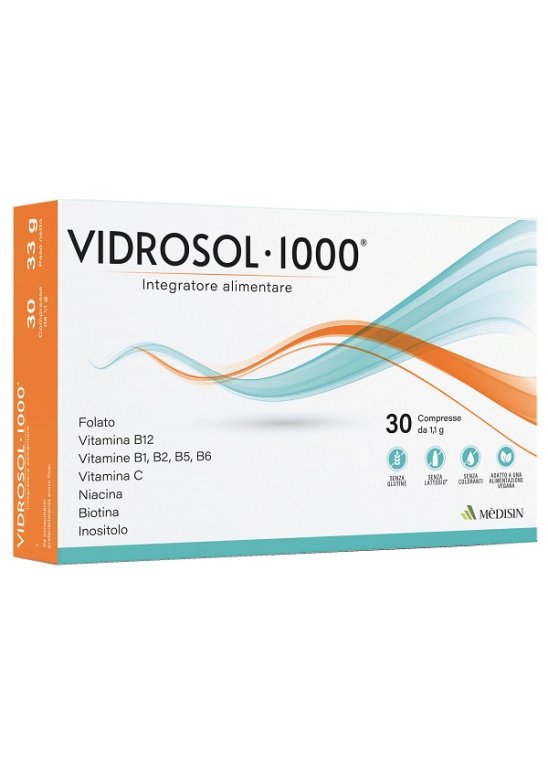 VIDROSOL 1000 30CPR