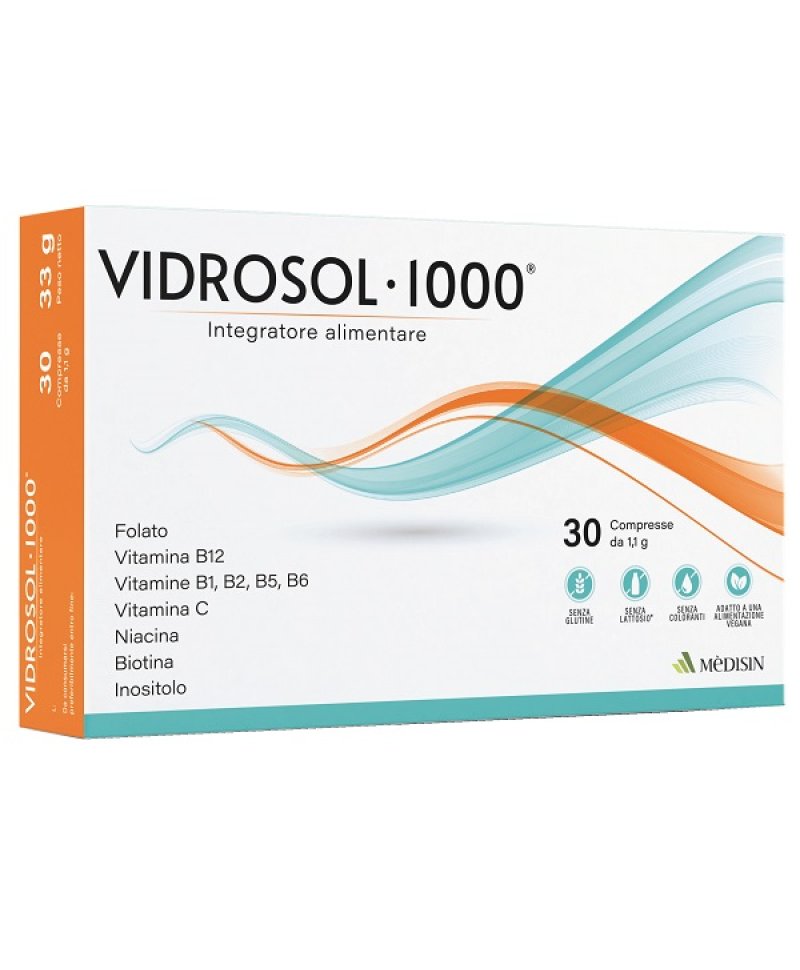 VIDROSOL 1000 30CPR