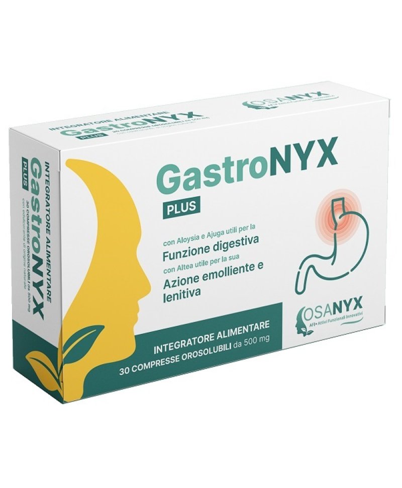 GASTRONYX PLUS 30CPR OROSOLUBI GASTRONYX PLUS 30CPR OROSOLUBI