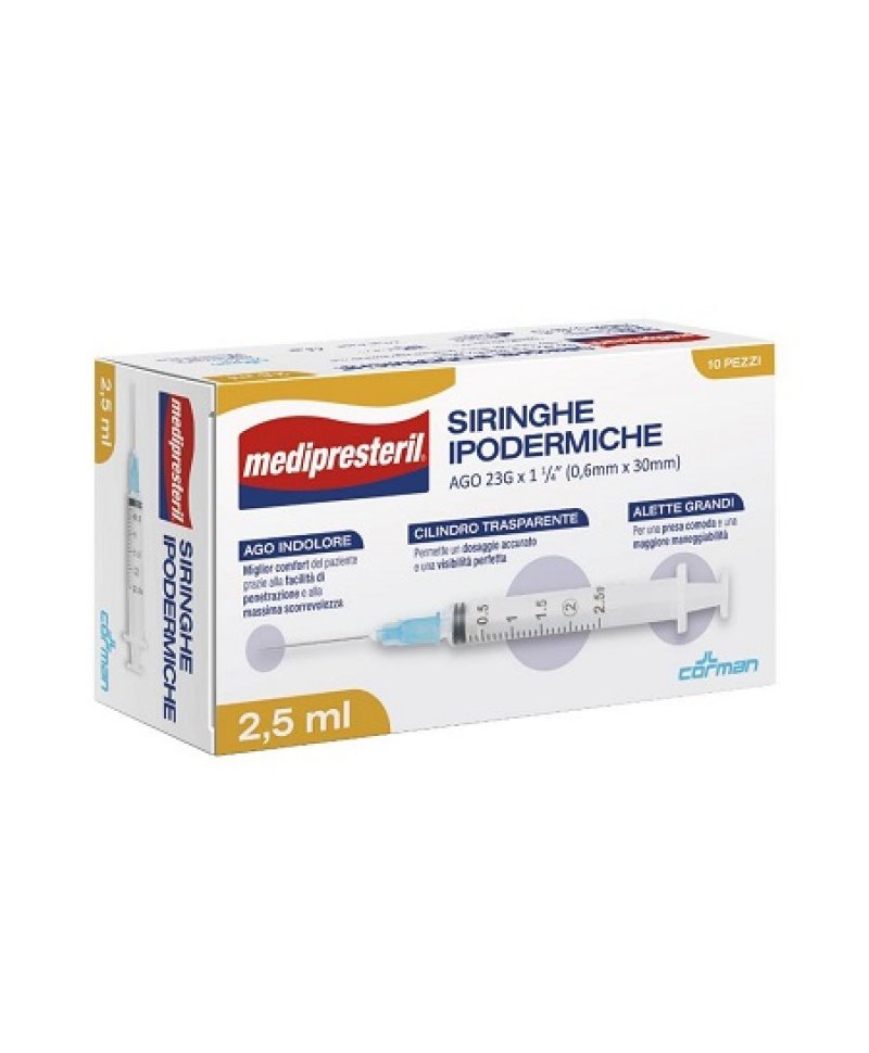 MEDIPRESTERIL SIRINGA 2,5ML