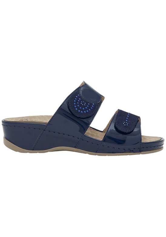 IRIS 2 STRAPS SYNT W NAVY 35