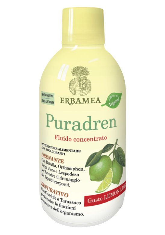 PURADREN LEMON LIME 500ML DRENANTE, DEPURATIVO CONCENTRATO