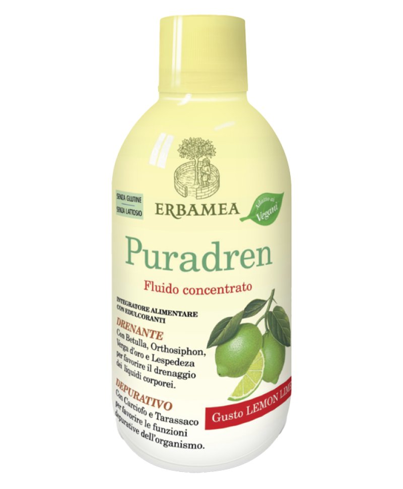 PURADREN LEMON LIME 500ML DRENANTE, DEPURATIVO CONCENTRATO