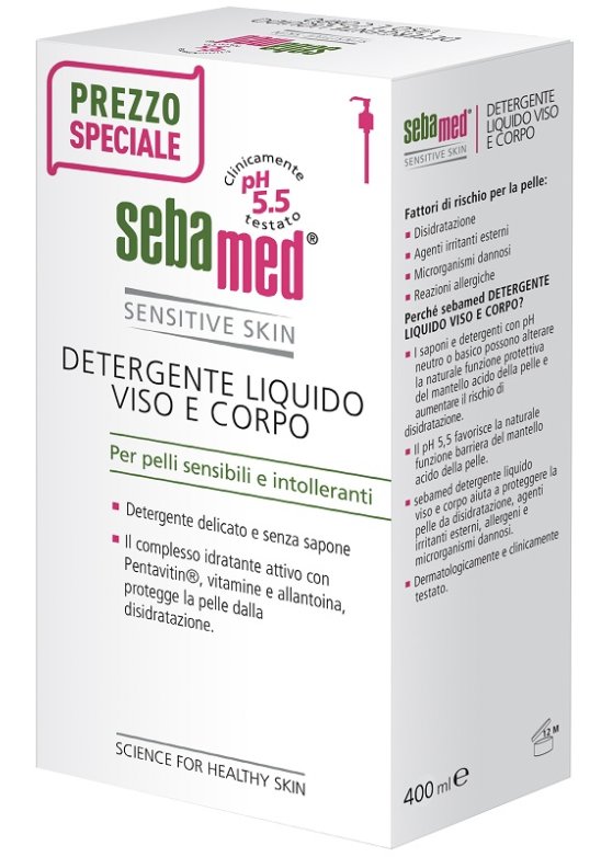 SEBAMED DETERGENTE VISO CORPO