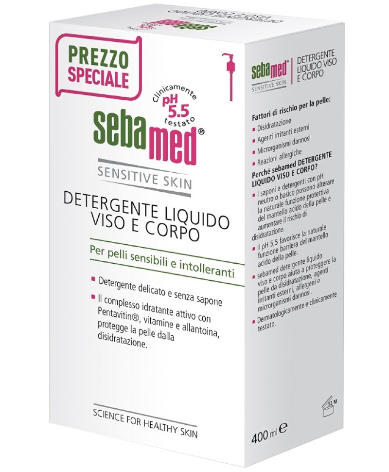 SEBAMED DETERGENTE VISO CORPO