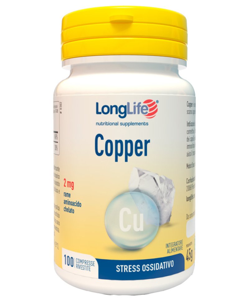 LONGLIFE COPPER 2MG 100CPR RIV