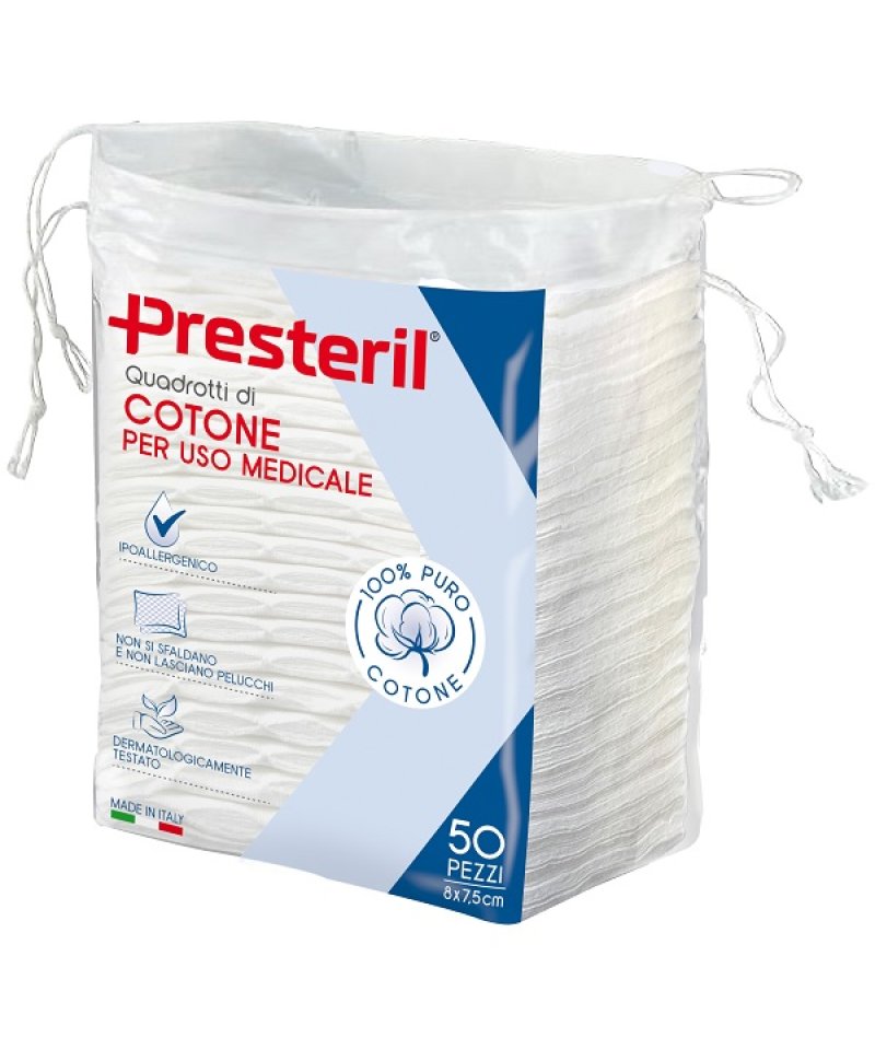 PRESTERIL QUADROTTI COT 8X7,5 PRESTERIL QUADROTTI COT 8X7,5