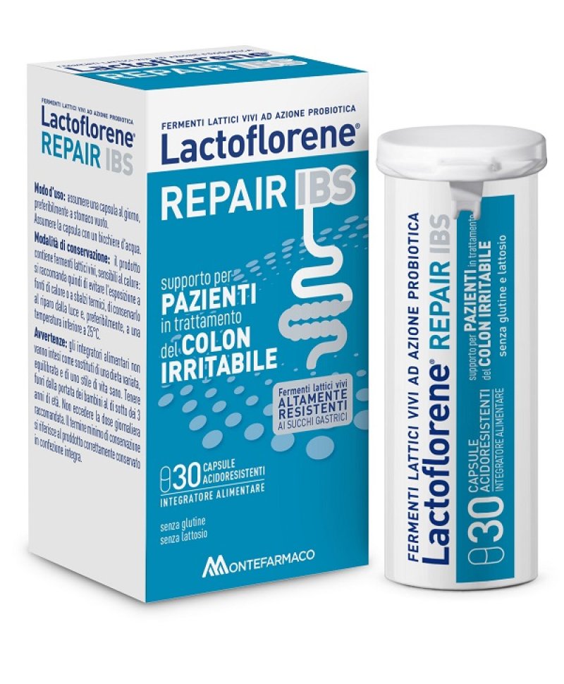 LACTOFLORENE REPAIR IBS 30 CAPSULE trattamento colon irritabile